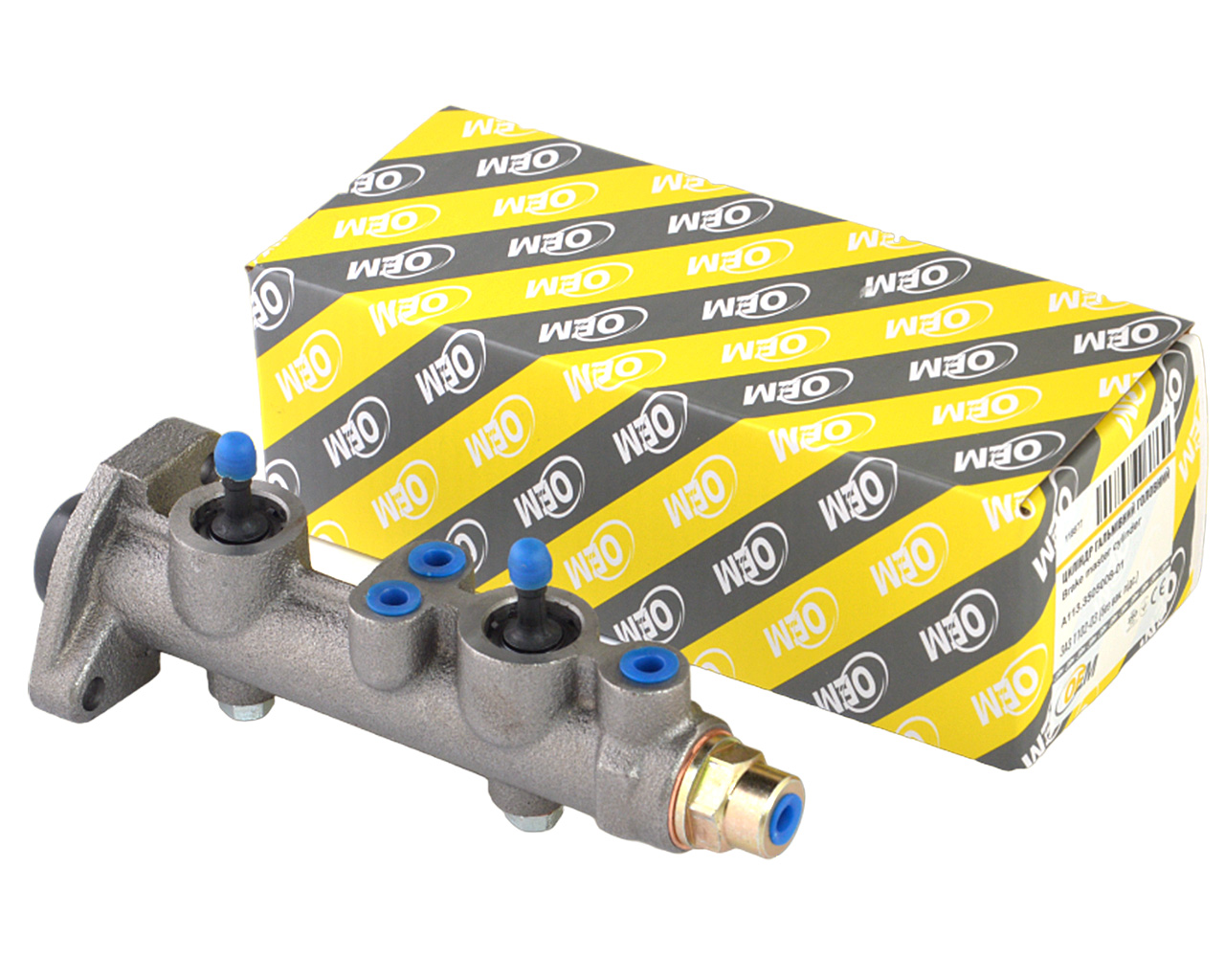 Цилиндр тормозной главный ЗАЗ 1102-03 (без вакуумного усилителя) Brake master cylinder ZAZ 1102-03 - Image 1