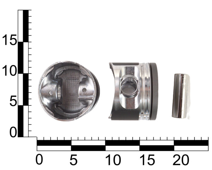 Поршень двигуна ЗАЗ 1102 1.2 (72,25) (+0.25) (поршень, палець) анодовані (к-т 4 шт.)
