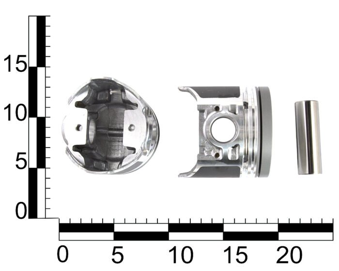 Поршень двигуна ВАЗ 2105 (79,4 ) (+0,40) (поршень, палець) анодовані (к-т 4 шт.)