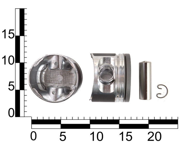 Поршень двигуна ВАЗ 21213 (82,4 ) (+0,40) (поршень, палець) анодовані (к-т 4 шт.)