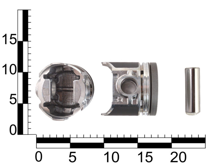 Поршень двигуна ВАЗ 2101 (76,4 ) (+0,40 ) (поршень, палець) анодовані (к-т 4 шт.)