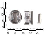 Поршень двигуна Daewoo Lanos 1.6 16V (79,50) (+0.50) (поршень, палець) анодовані (к-т 4 шт.)