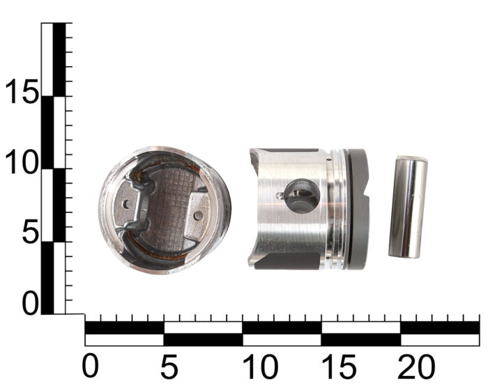 Поршень двигуна ЗАЗ 1102 1.1 (72,25) (+0.25) (поршень, палець) анодовані (к-т 4 шт.)
