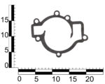 Прокладка насосу водяного ГАЗ 2410, 3110, 3302 дв, 402 "помпи" (Elring, 0,5 мм)