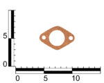 Прокладка фланця підвідної труби водяного насоса ВАЗ 2108-15, 1117-19, 2170-72, 2190-92 пробка "саксофона"