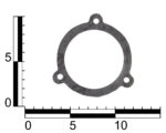 Прокладка насосу водяного ЗАЗ Sens, 1102-05 "помпи" (Elring, 0,5 мм)