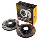 Диск гальмівний передній CHEVROLET AVEO, KALOS 13" (вент.) перфорація GRAPHITE Line