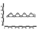 Прокладка колектора Daewoo Lanos, Nubira 1.6 16V, Nexia 1.5 8V (впуск) ( Elring 1.5 мм )