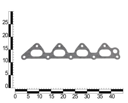 Прокладка колектора Daewoo Lanos, Nubira 1.6 16V, Nexia 1.5 8V (впуск) ( Elring 1.5 мм )