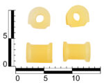 Подушка стабілізатора ВАЗ 2110-12 (к-т 4 шт), поліуретан