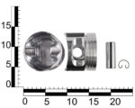 Поршень двигуна ВАЗ 2110-12 1.5 ( 82,4 )  ( +0,40 ) (поршень, палець, фіксатори) група C (к-т 4 шт.)